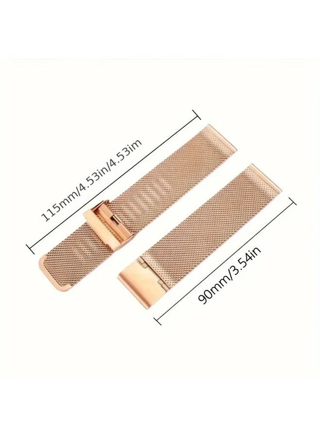 Silvery Milanese Watch Strap For Galaxy Watch 4 5 40mm Stainless Steel Band - Image 3